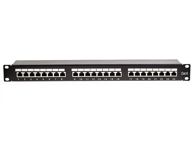 24 PORT DOLU CAT6 UTP PATCH PANEL